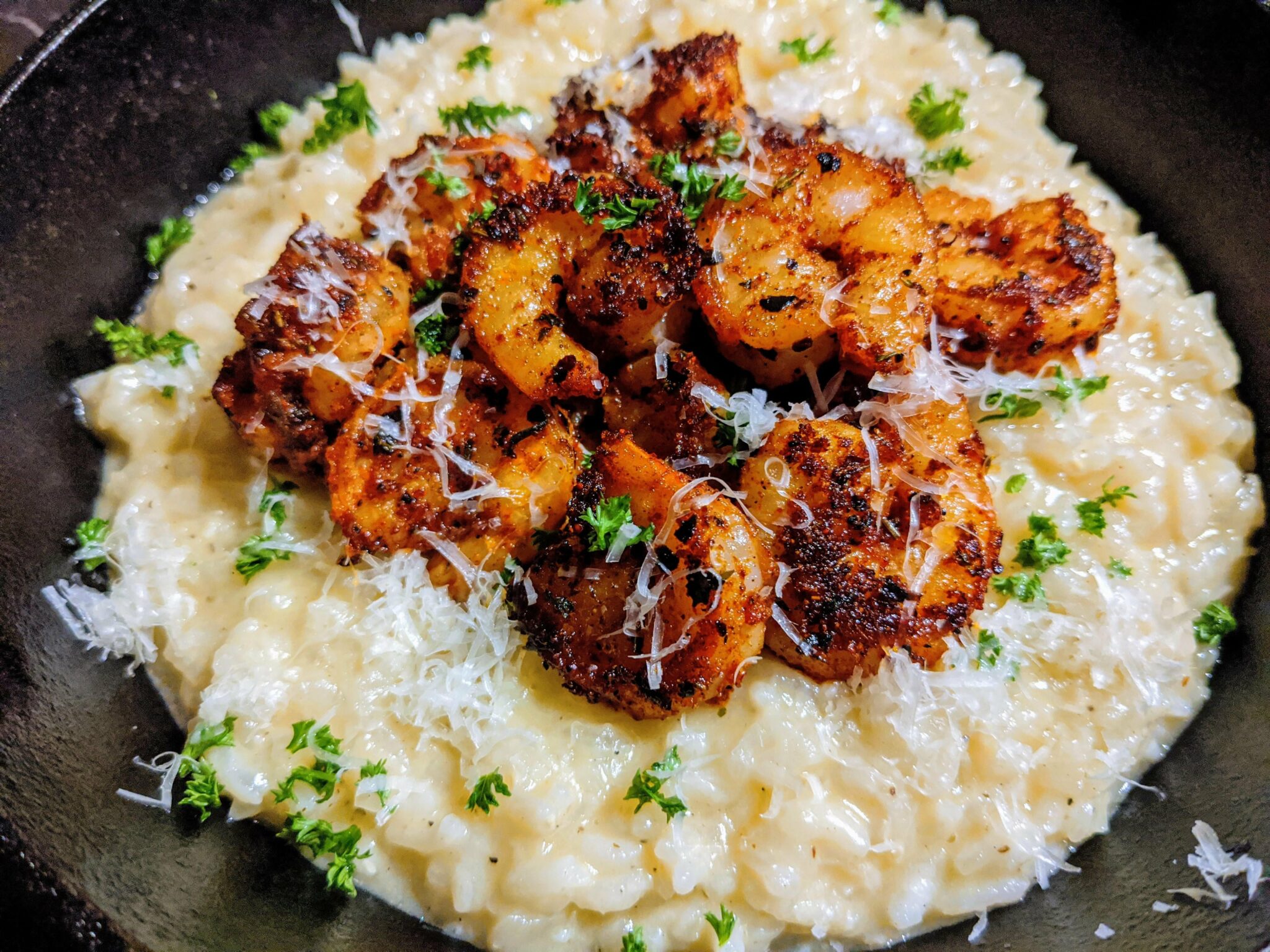 Blackened Shrimp and Crab Risotto Linganore Wines Linganore Wines